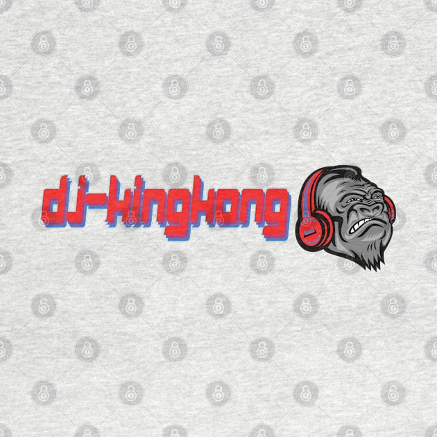 DJ Kingkong t shirt by Narot design shop